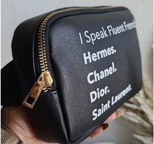 Load image into Gallery viewer, I SPEAK FLUENT FRENCH FANNY PACK  (2 COLORS)