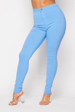 Load image into Gallery viewer, HIGH RISE STRETCH SKINNY JEANS (7COLORS)