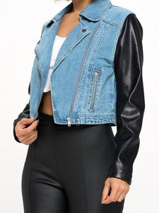 DENIM LOVES LEATHER JACKET