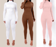 Load image into Gallery viewer, MOCK NECK JUMPSUIT (6 COLORS)