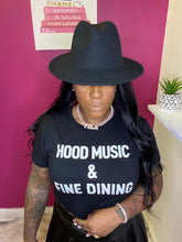 Load image into Gallery viewer, HOOD MUSIC &amp; FINE DINING T SHIRT