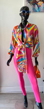 Load image into Gallery viewer, COLORFUL EXPRESSIONS WRAP BLOUSE